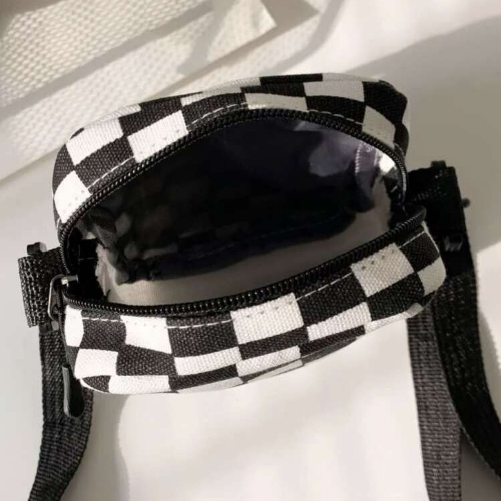 Mini Checkered Pattern Bag - Picture 4 of 4